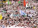 Jalanan Macet, Massa Aksi 411 Tangkap Fufufafa Long March Menuju Istana Jakarta