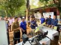 Terra Drone Indonesia Pamerkan Teknologi Drone kepada Menteri ATR/BPN dalam Program Gerakan Pemasangan Tanda Batas (GEMAPATAS) di Depok