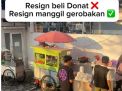 Viral Resign Beda dari Biasanya: Pegawai Ini Traktir Rekan Kerja dengan Gerobak Makanan Kaki Lima