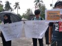 Poto-poto Jurnalis Jambi Gelar Demo, Tolak RUU Penyiaran ke Gedung DPRD Provinsi