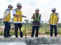 Gubernur Jambi Tinjau Progres Pembangunan Tol Bayung Lincir - Tempino: Optimis Selesai Tepat Waktu