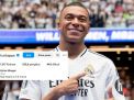 Wow! Kylian Mbappé Meraih 1 Juta Pengikut dalam Sekejap setelah Bergabung dengan Real Madrid