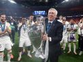 Carlo Ancelotti  Cetak Rekor 'Mentereng' Usai Antar Madrid Jadi Juara Liga Champions