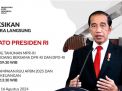 Nonton Live Streaming Pidato Kenegaraan Presiden Jokowi di Sidang Tahunan MPR Jelang HUT ke-79 RI, Di Sini!