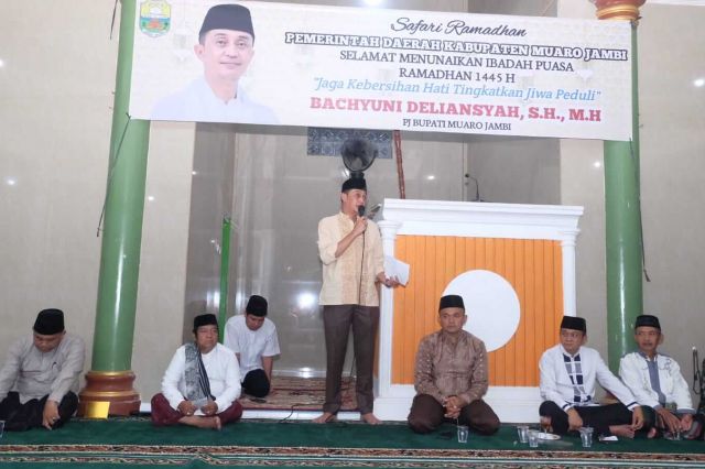 Pemkab Muaro Jambi Gelar Safari Ramadan, Ini yang Disampaikan Pj Bupati Bachyuni