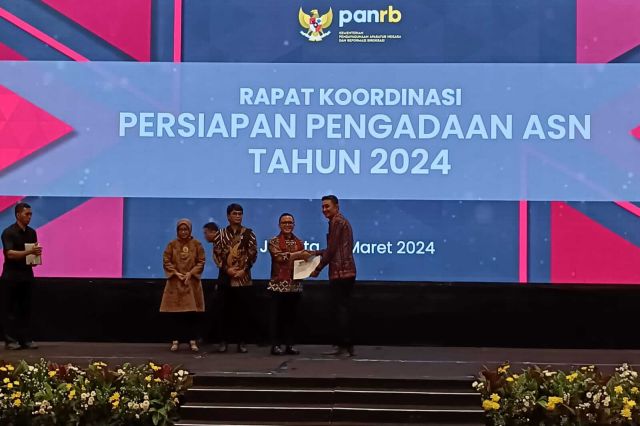 Hadiri Rakor Pengadaan ASN 2024 di Jakarta, Pj Bupati Bachyuni Usulkan 3000 Formasi ASN