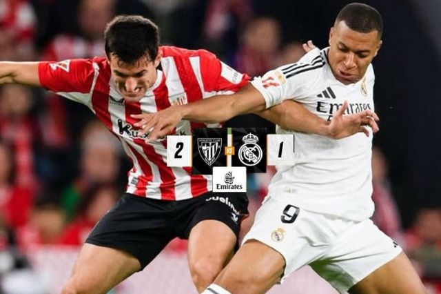 Hasil Liga Spanyol Hari Ini: Athletic Bilbao 2-1 Real Madrid, Kegagalan Penalti Mbappe Jadi Sorotan!  