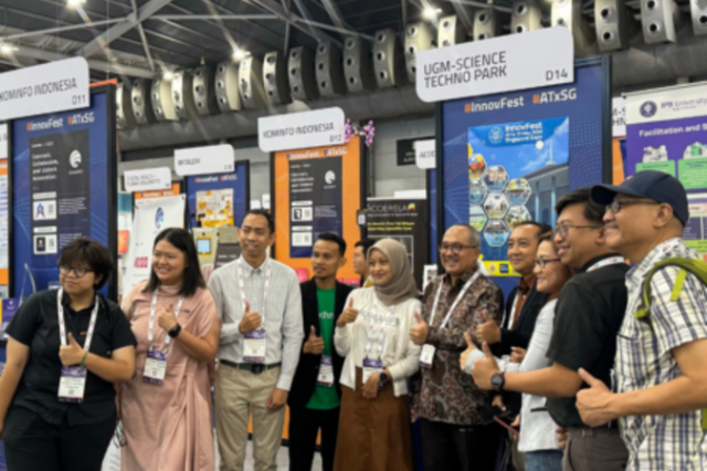 PT TechnoGIS Sukses Menggelar Expo InnovFest x Elevating Founders di Singapura