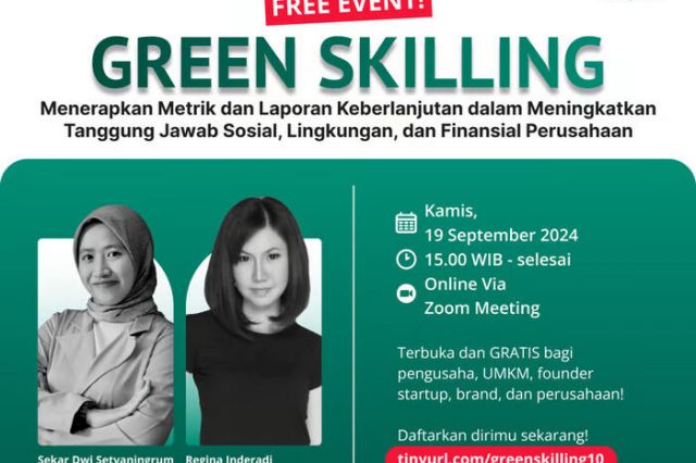 LindungiHutan Gelar Webinar Green Skilling Bahas Metrik dan Laporan Keberlanjutan