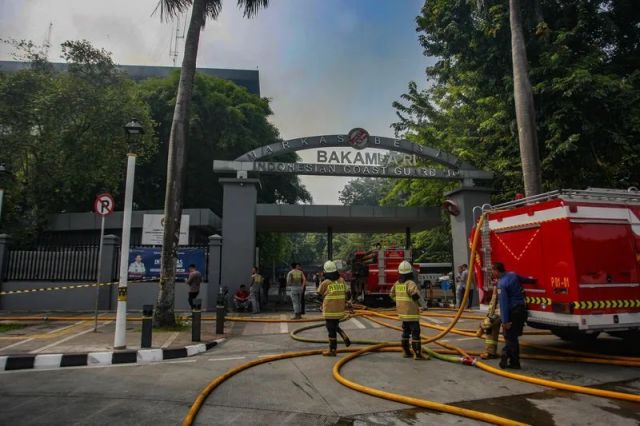 Gedung Bakamla Terbakar, Begini Nasib Dokumen Penting  Saat Insiden Terjadi