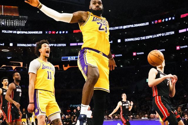 Lakers Bangkit dari Ketertinggalan, Menang Dramatis atas Heat