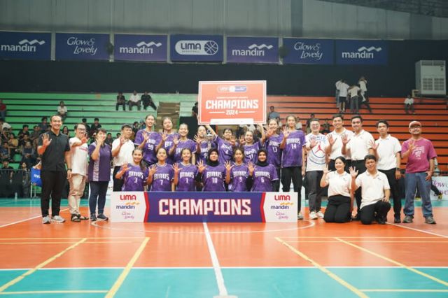 Debut pertama di Liga Mahasiswa 2024, Tim Basket Putri BINUS University Berhasil Raih Juara Regional