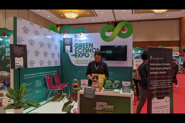 LindungiHutan Ikut Berpartisipasi dalam Green Economy Expo 2024 di Jakarta Convention Center