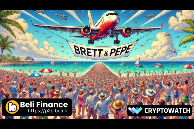 Pembelian Token BRETT di Blockchain Base Kini Tersedia di P2P Beli Finance X CryptoWatch