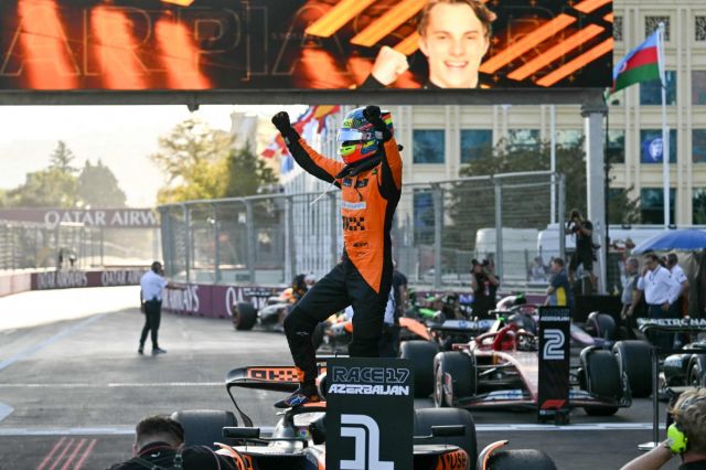 Tampil Memukau, Oscar Piastri Menangi Balapan Sengit di Grand Prix Formula 1 Azerbaijan