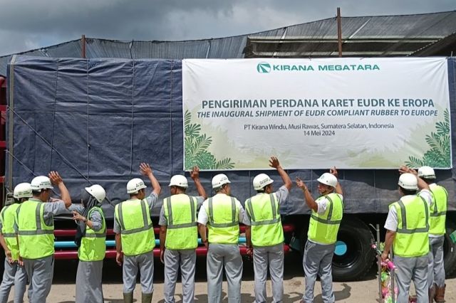 PT Kirana Windu Berhasil Mengirim Karet EUDR Pertama ke Eropa, Tonggak Sejarah bagi Industri Karet Indonesia