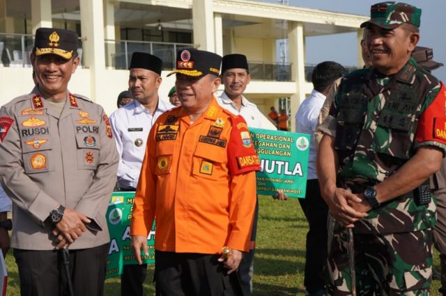 Pimpin Apel Siaga Karhutla, Gubernur Al Haris Serius Atasi Karhutla