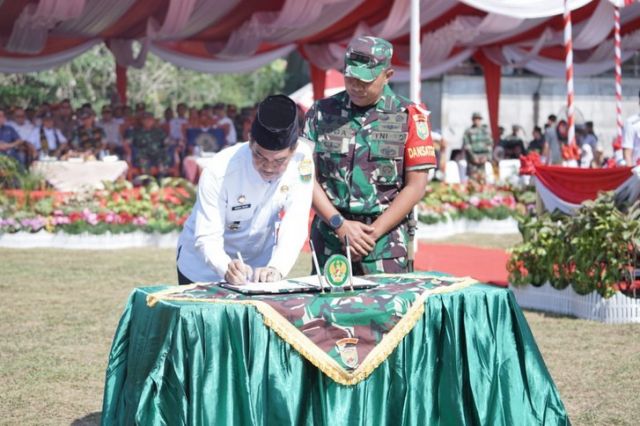 Pj Bupati Muaro Jambi Resmi Buka TMMD Ke-121: TNI dan Masyarakat Bergotong Royong untuk Kemajuan Daerah