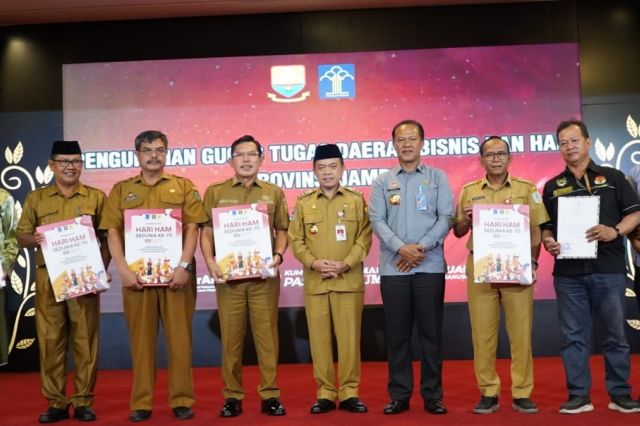 Gubernur Al Haris Kukuhkan Gugus Tugas Bisnis dan HAM Provinsi Jambi