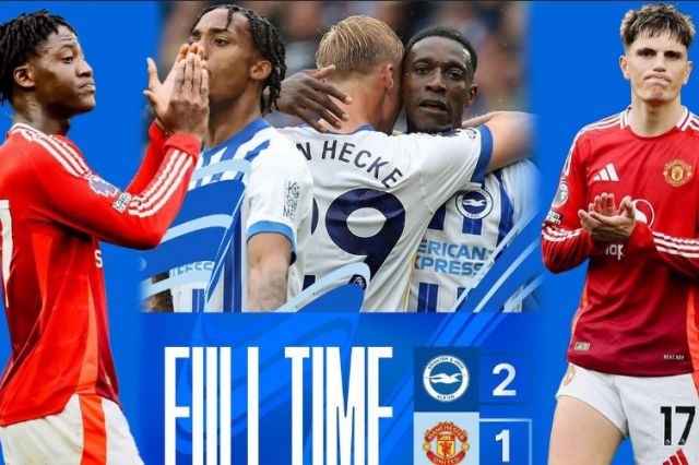 Manchester United Tersungkur di Tangan Brighton, Kekalahan 2-1 Ungkap Masalah Serius