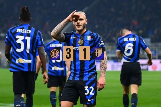 Inter Milan Taklukkan Parma 3-1, Rekor Tak Terkalahkan Kian Kokoh di Serie A