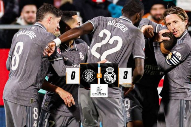 Real Madrid Lumat Girona 3-0, Persaingan Memanas dengan Barcelona di La Liga