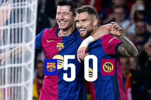 Bangkit dari Kekalahan! Barcelona Hancurkan Young Boys 5-0 dan Raih Kemenangan Pertama di Liga Champions!