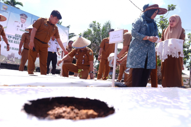 Pj Bupati Muaro Jambi Dukung Gerakan Tanam Cabai dalam Rangka HUT ke-25 Kabupaten