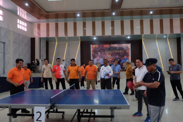 Turnamen Tenis Meja Bupati Cup VI Se-Sumatera Resmi Dibuka oleh Penjabat Bupati Muaro Jambi