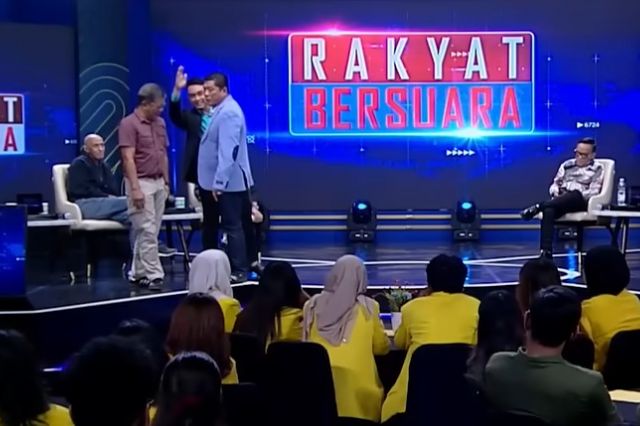 Drama Politik Memanas! Rocky Gerung dan Silfester Matutina Hampir Baku Hantam di Siaran Langsung