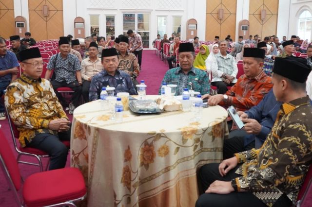 Gubernur Al Haris Kompak Bersama Wagub Sani Hadiri Halal BI Halal bersama PERKASA