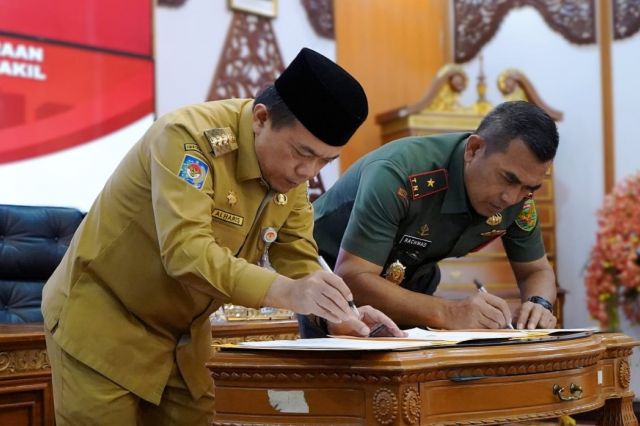 Gubernur Al Haris Hibahkan Dana Pengamanan Pilkada 5,8 Miliar Kepada Korem 042/Gapu