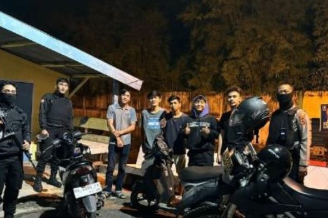 Jaga Keamaman Kota, Tim Srigala Kota  Polresta Jambi Patroli Mobile guna Antisipasi Berandalan Bermotor