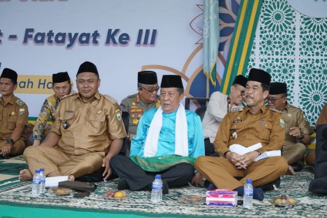 Penjabat Bupati Muaro Jambi Hadiri Tabligh Akbar dan Harlah PAC Muslimat NU ke-III di Bahar Utara