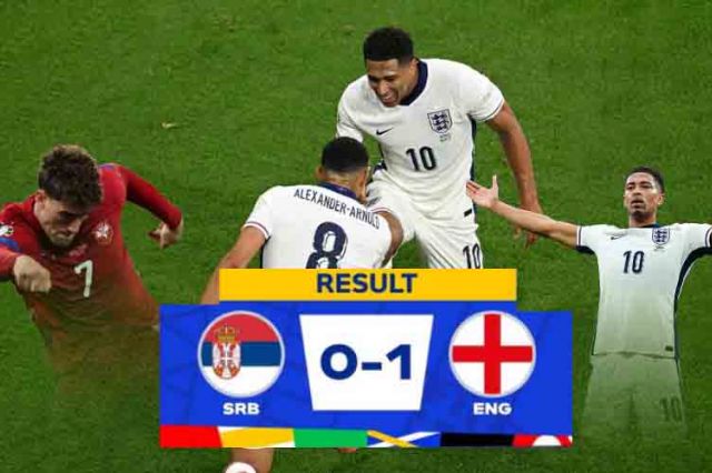 Inggris Menang Tipis 1-0 Saat Menghadapi  Serbia di Pertandingan Grup C Euro 2024