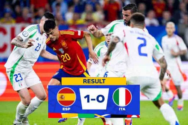 Hasil Euro 2024: Gol Bunuh Diri Pemain Italia  Antarkan Spanyol Jadi Juara Grup B, Ini Klasemennya