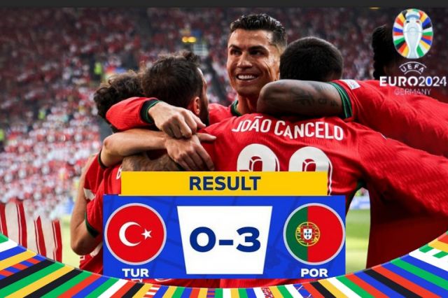 Menang Mudah Cristiano Ronaldo dkk ke 16 Besar Euro 2024 Usai Hancurkan Turki 3-0