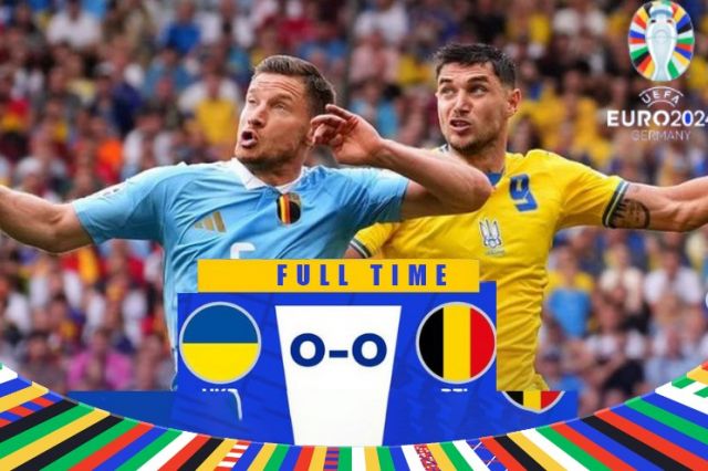 Hasil Euro 2024: Meski Sama-sama Mengkoleksi 4 Poin Ukraina Tersingkir, Usai Bermain Imbang vs Belgia