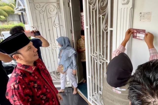 Pantarlih Lakukan Coklit di Kediaman Rumah Ketua DPRD Jambi