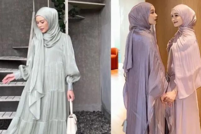 Heboh! Dress Shimmer Jadi Sorotan Baju Lebaran 2024, Ini Kelebihannya