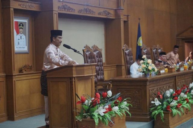 Pj Bupati Muaro Jambi Hadiri Rapat Paripurna DPRD Kabupaten Muaro Jambi