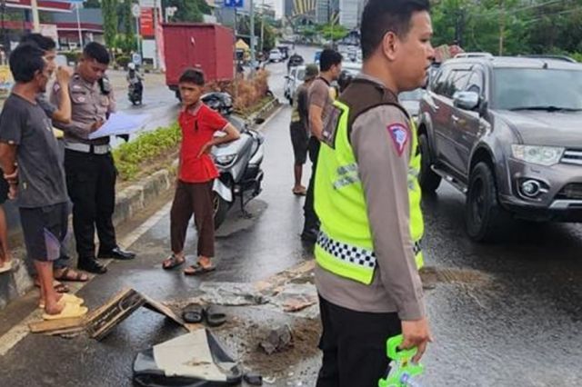 Tragedi SPBU Nusa Indah: Pensiunan PNS Tewas Terlindas Truk, Sopir Strada Triton Melarikan Diri