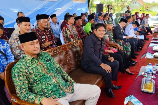 Anggota DPRD Jambi Al Mashuri dan Supeno Hadiri Pengukuhan Kades dan BPD se-Kabupaten Tebo