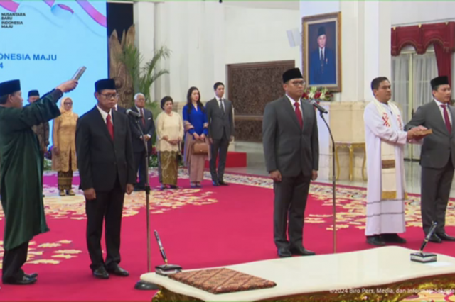 Presiden Jokowi Lantik Tiga Wakil Menteri Baru Kabinet Indonesia Maju