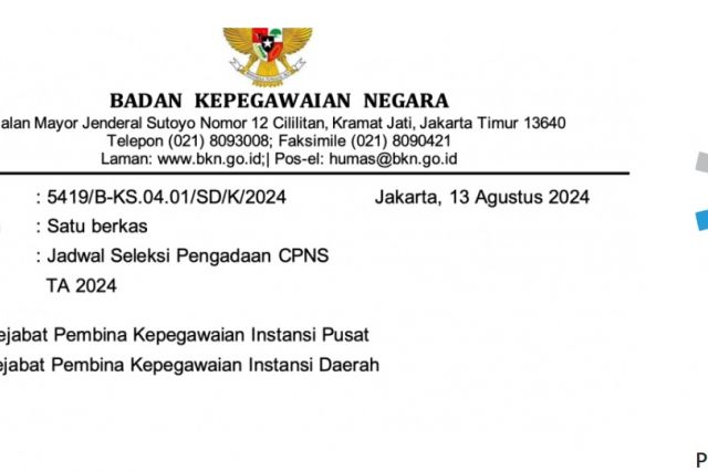 Resmi BKN Umumkan Jadwal, Syarat, Formasi dan Cara Daftar CPNS 2024, Cek Di Sini!