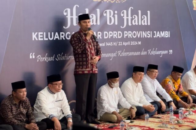 Halal Bihalal DPRD Jambi, Edi Purwanto: Ini Halal Bihalal Terakhir Saya Sebagai Ketua DPRD Jambi