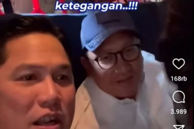 Momen Tegang Menteri BUMN Erick Thohir Naik Hercules Menuju Pembekalan Kabinet di Magelang