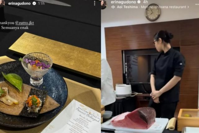 Erina Gudono Kembali Disorot Netizen Usai Pamer Makan Omakase Setelah Melahirkan