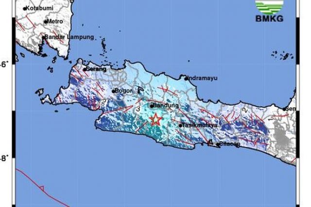 Breaking News: Gempa Magnitudo 5 di Garut, Terasa di Bandung