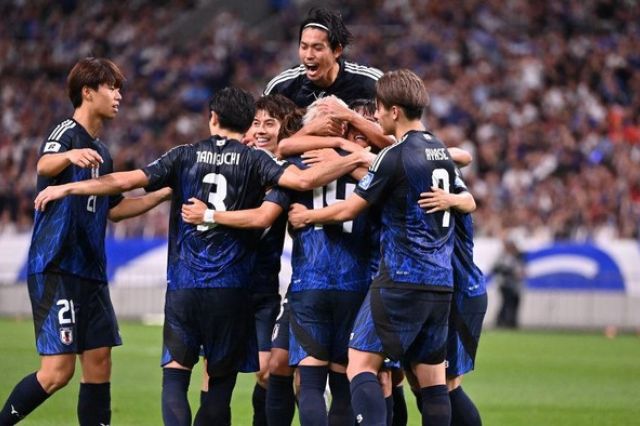 Detik-detik Jepang Bantai China 7-0 di Putaran ketiga Grup C Kualifikasi Piala Dunia 2026